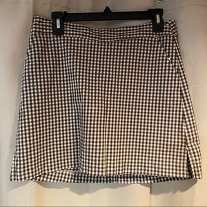Lady Hagen Gingham Golf Skort